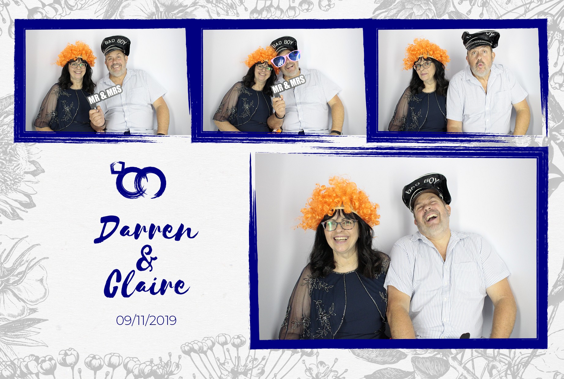 Darren and Claire’s Wedding  | View more photos from the event at gallery.myphotoboothexperience.co.uk/u/MyPhotoBoothExperienceLtd/Darren-and-Claire’s-Wedding